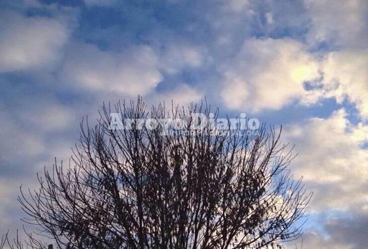 Bien despejado. Cielo celeste para esta jornada de martes