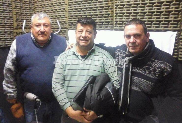 De izquierda a derecha. Juan Verón y Daniel Fernández de VGG y Sergio Gaudio de Arroyo Seco.