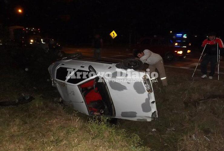 Amargado. El conductor del coche se mostró acongojado con la circunstancia vivida.