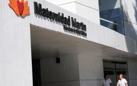 El beb&eacute; naci&oacute; el martes y a los tres d&iacute;as cay&oacute; al piso. Foto: Municipalidad