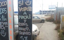 Sobre la foto. Esta es la imagen que r&aacute;pidamente se convirti&oacute; en viral a trav&eacute;s de la cuenta de Twitter de Mar&iacute;a Fernanda Rossi, quien dio a conocer la promoci&oacute;n al resto del mundo.