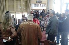 En el concejo. La Sala "Sebasti&aacute;n S&aacute;nchez" fue el lugar donde se llev&oacute; a cabo la reuni&oacute;n esta ma&ntilde;ana. Foto: Gentileza Nicol&aacute;s Trabaina.