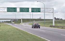 Imagen de La provincia repavimentar&aacute; la autopista Rosario-Santa Fe