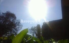 Ni una nube. Cielo bien despejado para esta jornada de domingo.