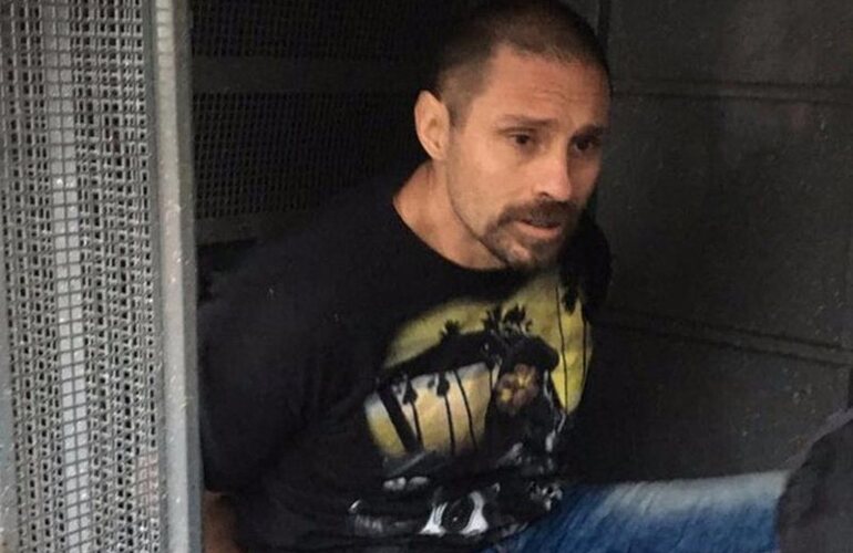 Ibar P&eacute;rez Corradi tras ser detenido