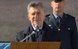 Imagen de Macri en el Monumento: "Vamos a derrotar al narcotráfico que tanto daño le hizo a Rosario"
