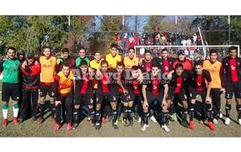 Equipo de Figherense, buen presente con el DT Hernán Biagioni