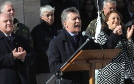 Hace d&iacute;as. Macri estuvo esta semana en Rosario, y podr&iacute;a volver la pr&oacute;xima Foto: T&eacute;lam