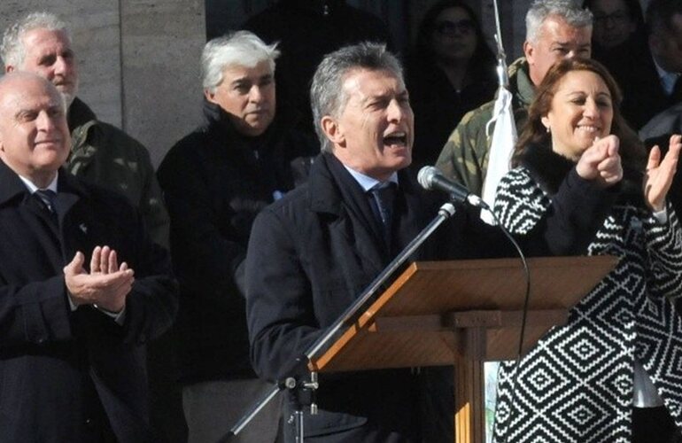 Hace días. Macri estuvo esta semana en Rosario, y podría volver la próxima Foto: Télam