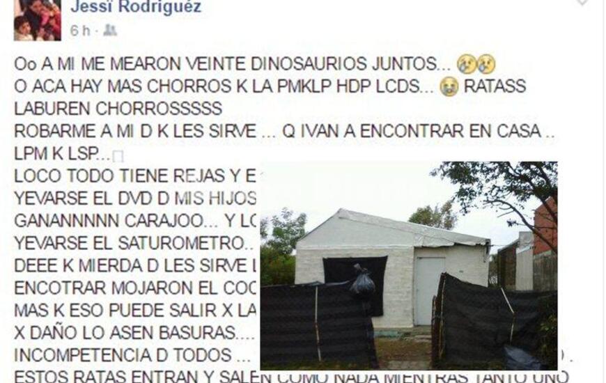 Imagen de Entran a su casa y le roban el satur&oacute;metro a Martina