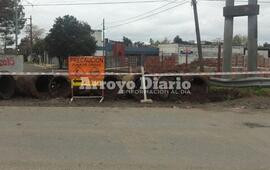 Tapadas. Las alcantarillas que retiraron estaban completamente obstruidas.