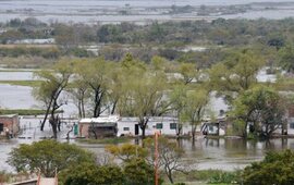 Imagen de Más de 250 personas fueron evacuadas en Santa Fe por las inundaciones