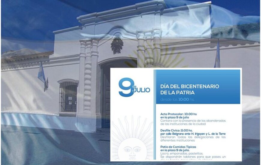 Imagen de Programa para el 9 de Julio "Día de la Independencia"