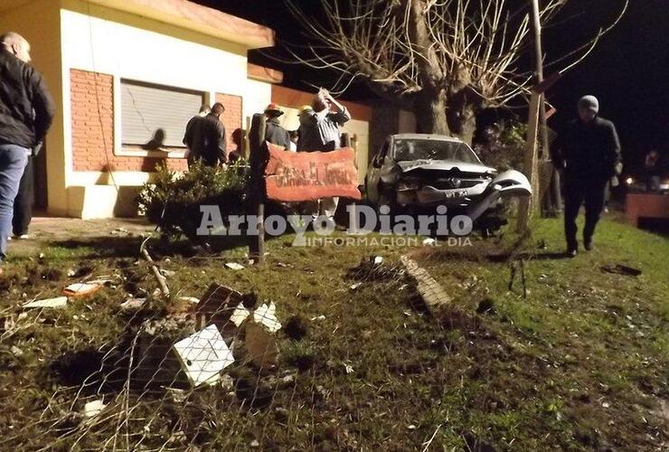 Imagen de Fighiera: una mujer y sus hijos sufrieron un accidente