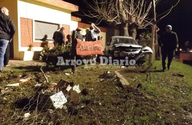 Imagen de Fighiera: una mujer y sus hijos sufrieron un accidente