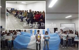 Imagen de La Escuela 415 brilló en la presentación de la Semana de la Independencia