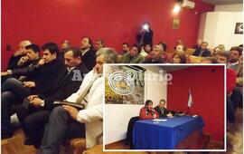 En el sal&oacute;n auditorio. En este espacio del Centro Comercial se realiz&oacute; el encuentro.