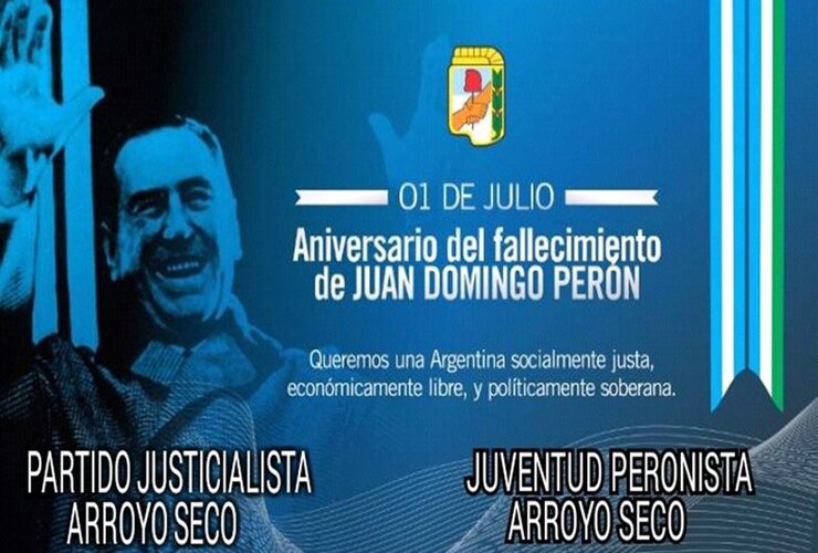 Imagen de Homenaje a Juan Domingo Perón a 42 años de su paso a la inmortalidad