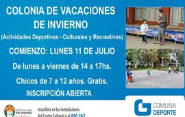 Imagen de Colonia de vacaciones de invierno en General Lagos