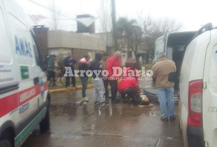 Imagen de Una mujer herida tras accidente