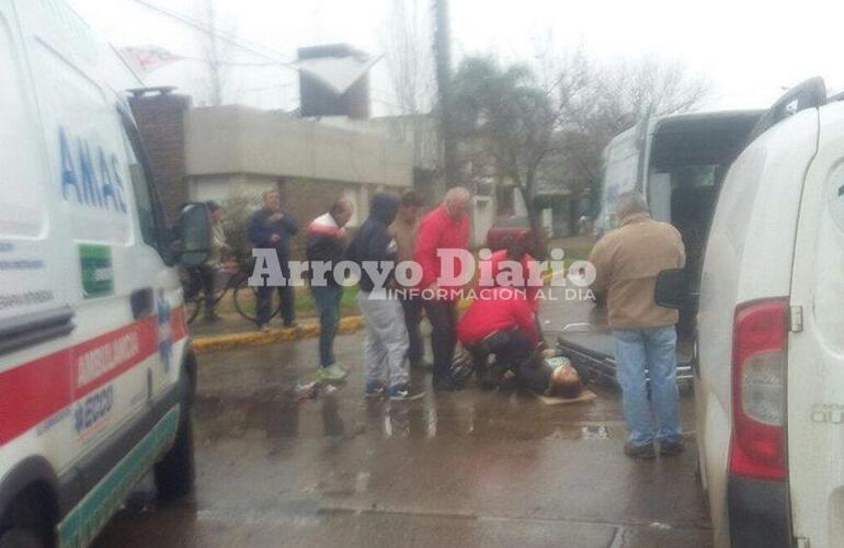 Imagen de Una mujer herida tras accidente