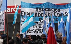 Imagen de Movilización tras el despido de unos 25 empleados de Claro