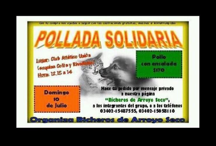 Imagen de A colaborar!: pollada solidaria este domingo