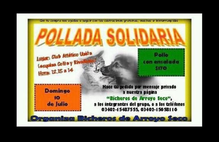 Imagen de A colaborar!: pollada solidaria este domingo