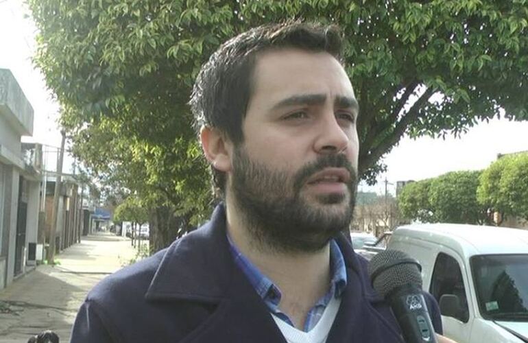 Franco De Cristófano. Foto: Canal 2 Arroyo Seco