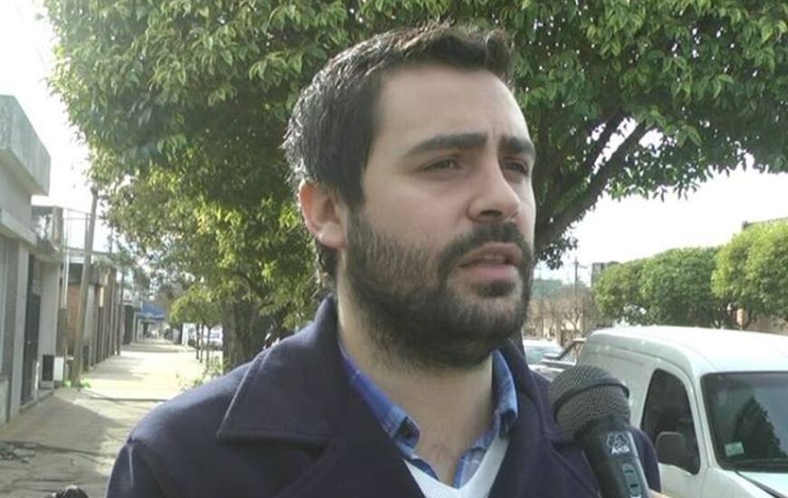Franco De Cristófano. Foto: Canal 2 Arroyo Seco