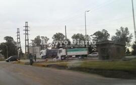 La planta de Louis Dreyfus en General Lagos esta mañana.