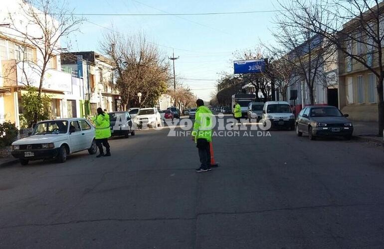 Belgrano al 600. Uno de los controles se montó sobre calle Belgrano al 600, frente al edificio del Colegio San José. Belgrano al 600. Uno de los controles se montó sobre calle Belgrano al 600, frente al edificio del Colegio San José.