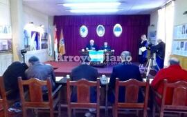 En el concejo. Los legisladores en el recinto este martes en la sesi&oacute;n p&uacute;blica.