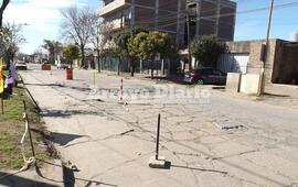 Arteria destruida. Sin dudas uno de los lugares más deteriorados en el ejido urbano de Arroyo Seco.