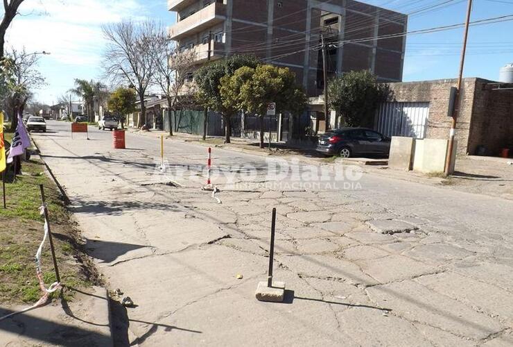 Arteria destruida. Sin dudas uno de los lugares más deteriorados en el ejido urbano de Arroyo Seco.