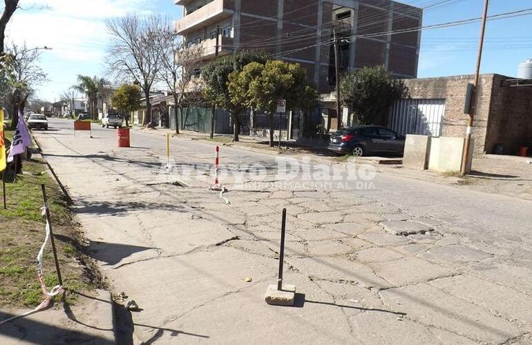 Arteria destruida. Sin dudas uno de los lugares más deteriorados en el ejido urbano de Arroyo Seco.