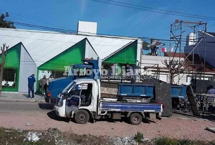 Ultimando detalles. Desde el gremio trabajaban en los últimos detalles previo al evento.