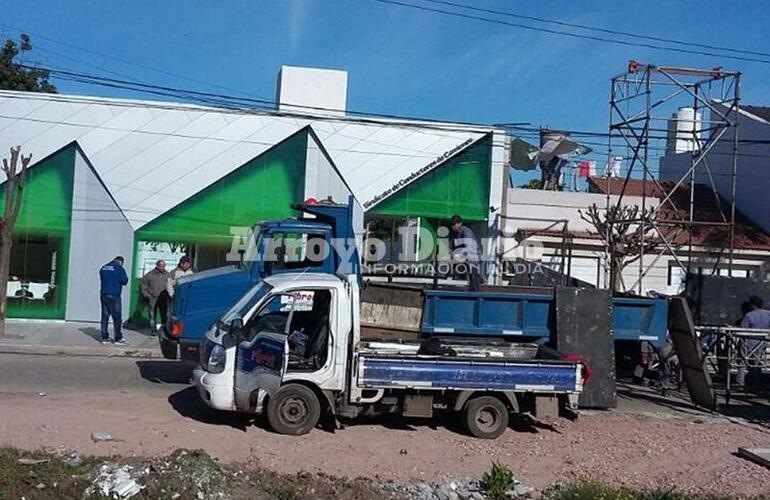 Ultimando detalles. Desde el gremio trabajaban en los últimos detalles previo al evento.