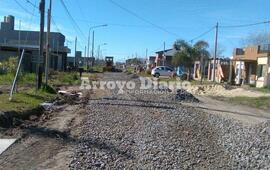 Prueba. Mitre al 900 Bis el sector elegido para la puesta en marcha de estos primeros trabajos.