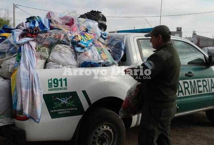 A Funes. La mercadería secuestrada fue trasladada a un depósito de la localidad de Funes.