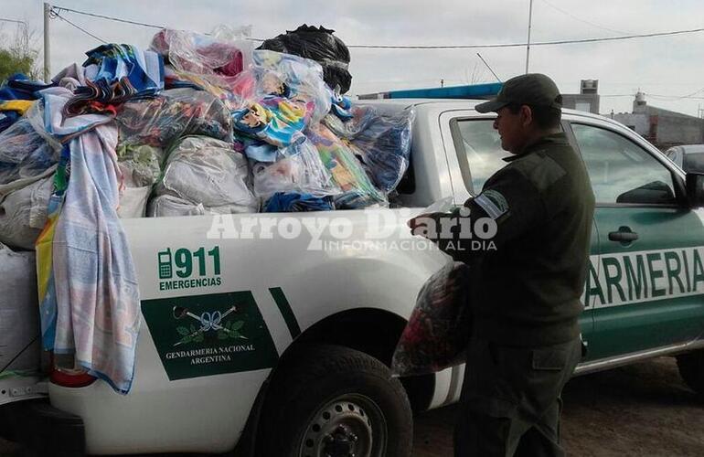 A Funes. La mercadería secuestrada fue trasladada a un depósito de la localidad de Funes.