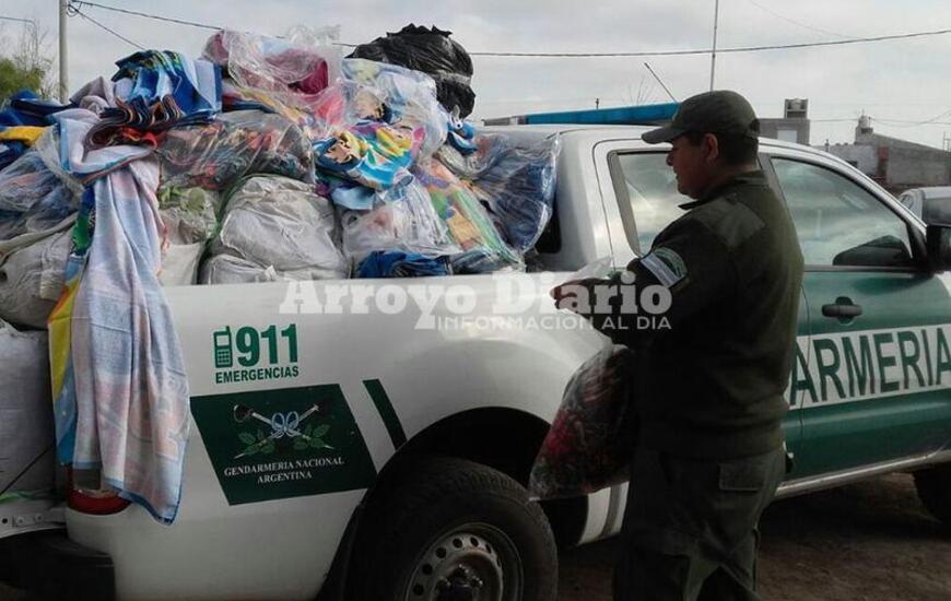A Funes. La mercader&iacute;a secuestrada fue trasladada a un dep&oacute;sito de la localidad de Funes.
