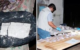 Imagen de Un misterio: una bolsa con medio millón de pesos y un extraño mensaje que apareció en un patio