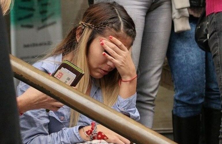 Balmaceda el día de la sentencia que condenó pero dejó libre a su ex. Foto: Alan Monzón/Rosario3.com