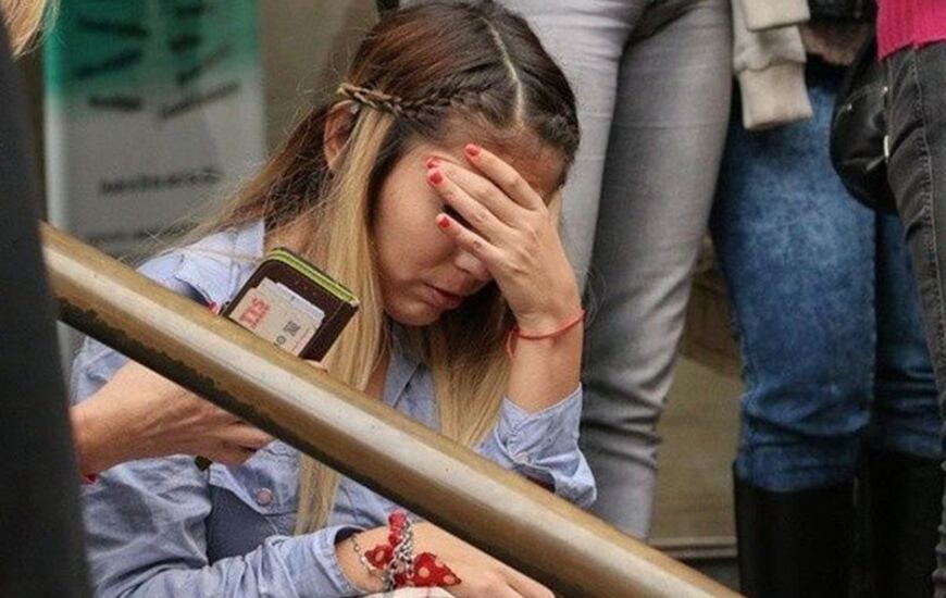 Balmaceda el d&iacute;a de la sentencia que conden&oacute; pero dej&oacute; libre a su ex. Foto: Alan Monz&oacute;n/Rosario3.com