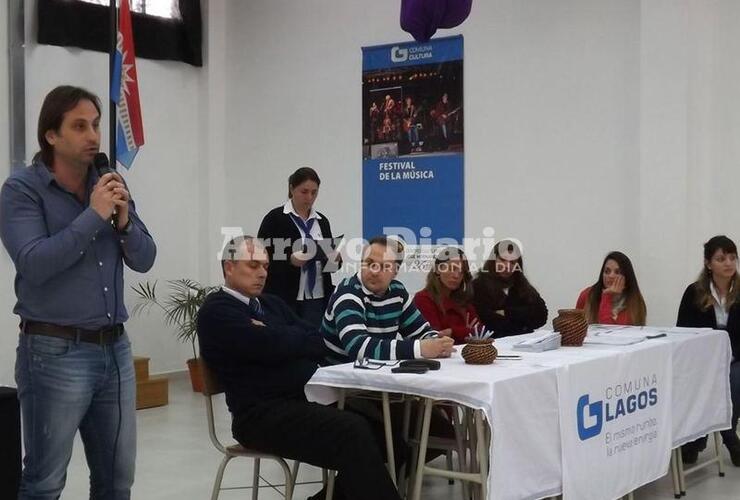 En el SUM. El acto se realizó en el Salón de Usos Múltiples del Centro Cultural