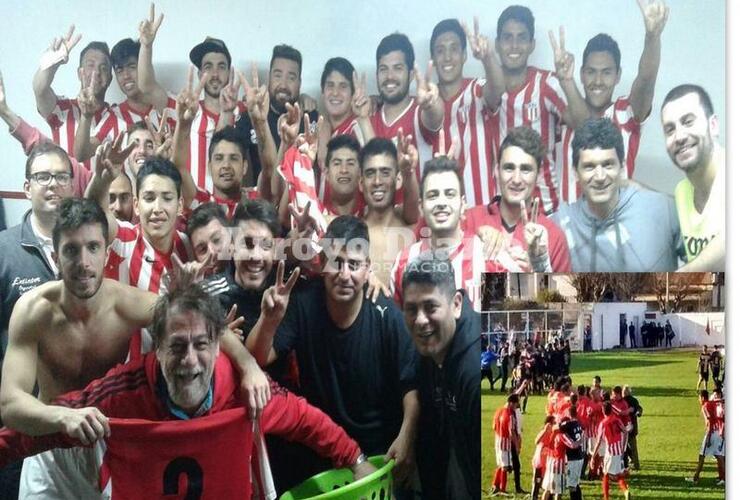 Riberas festeja el triunfo sobre su clásico rival Porvenir Talleres