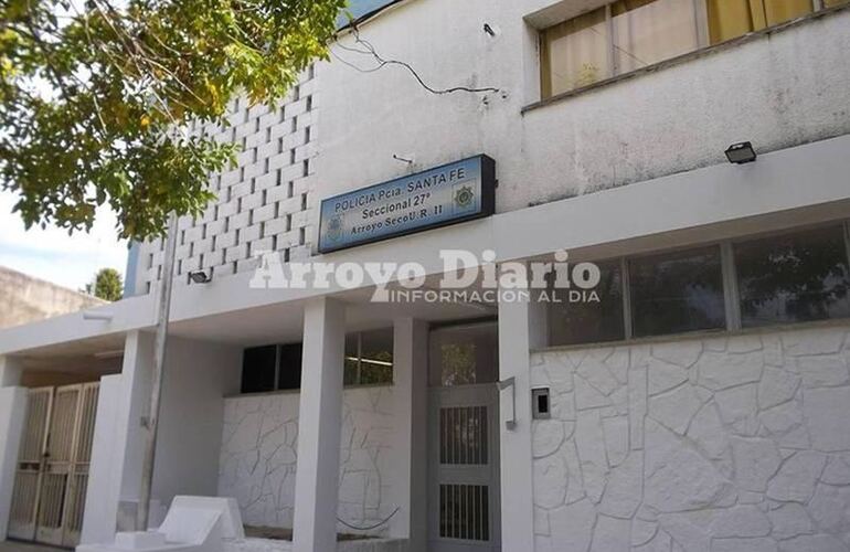 En la comisaría. La denuncia del hecho quedó asentada en la sede policial local.