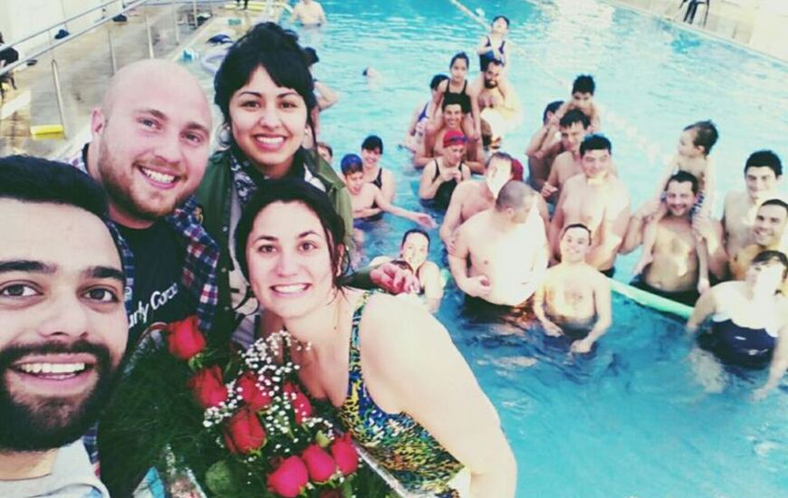 Imagen de Celina Giacomino recibi&oacute; la salutaci&oacute;n de �La C&aacute;mpora�
