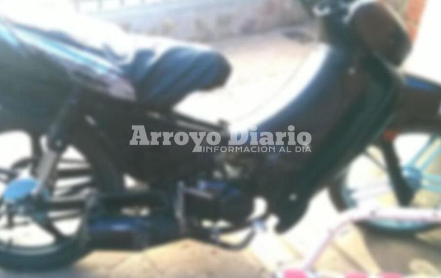 La tiene de nuevo. Finalmente la v&iacute;ctima pudo recuperar su moto.